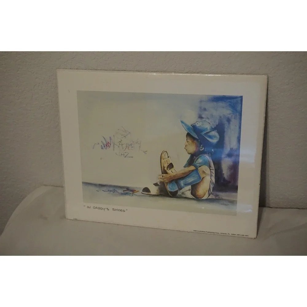 Vintage Eluster Richardson Art Print Set of 3, 8x10 Signed Prints (1998)